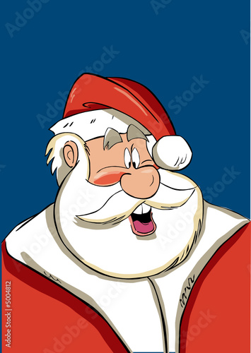 Weihnachtsmann Vektor Zeichnung