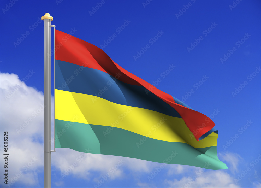 Mauritius flag (include clipping path) Mauritius flag (include clipping path)