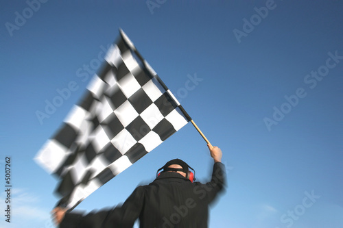 Zielflagge photo