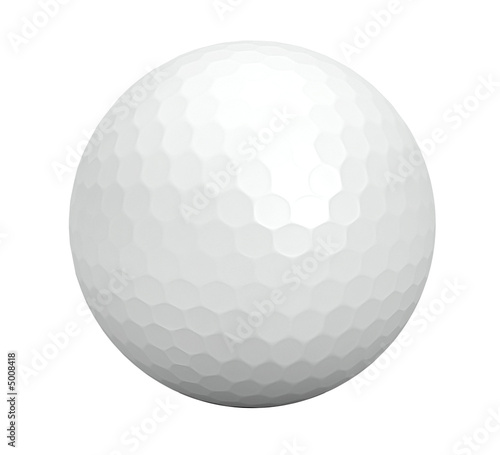golf ball isolated on white