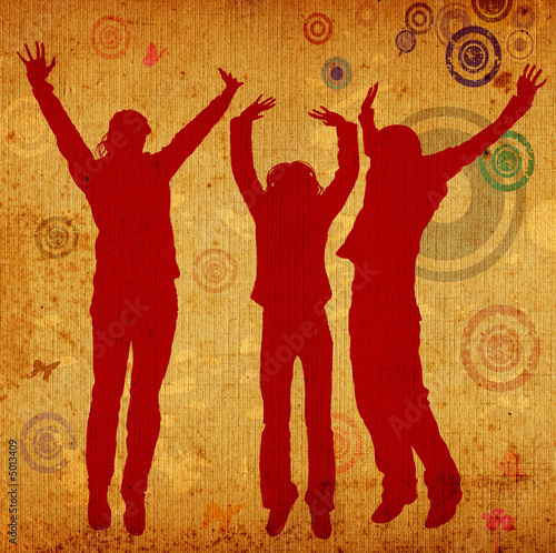 jumping people