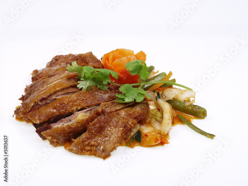 Photography chinesische fritierte entenbrust