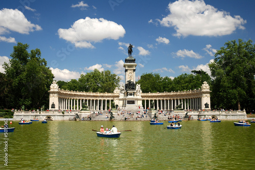 Parc du Retiro à Madrid