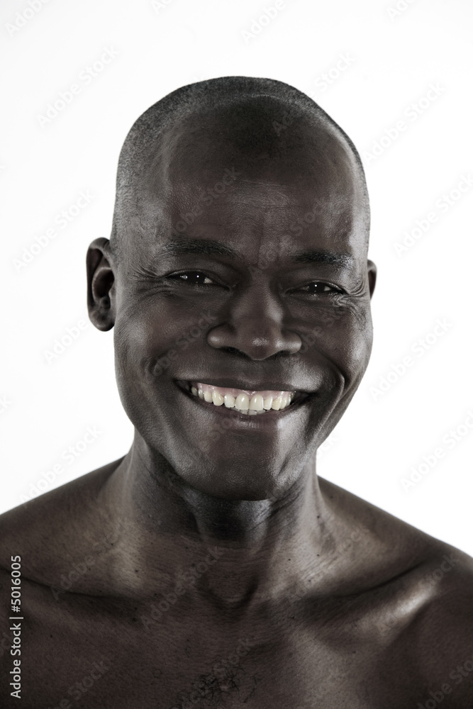 Handsome Afro-American Man