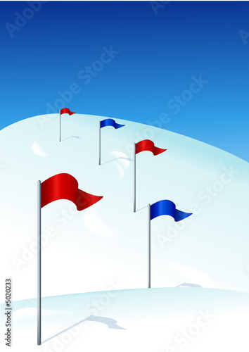 Piste de slalom