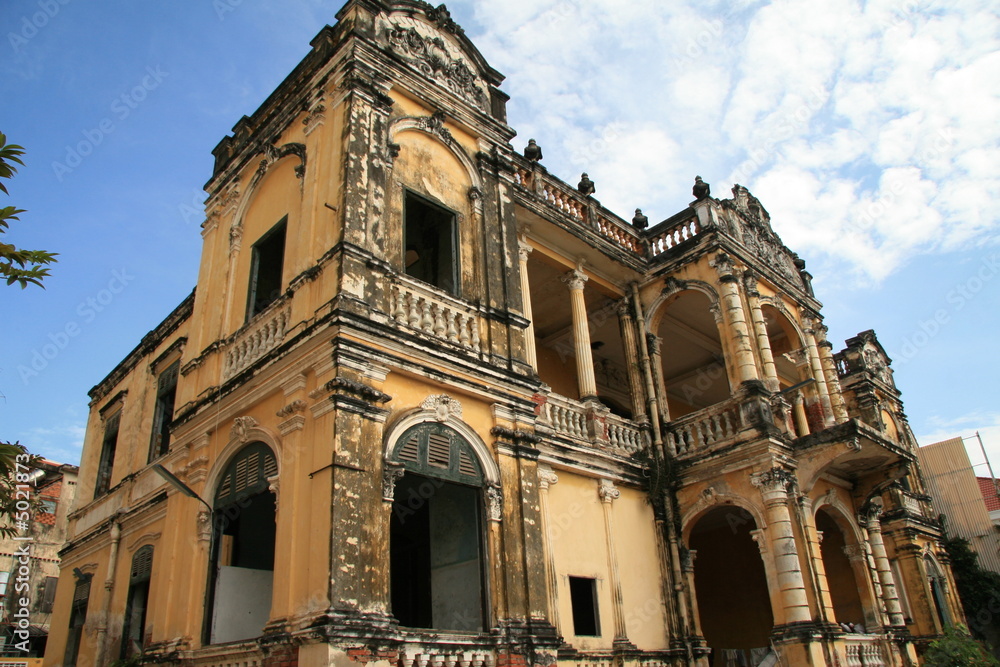 Colonial architecture in Phnom Penh