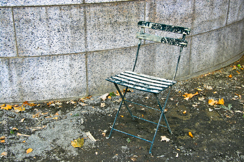 Rusty old chair