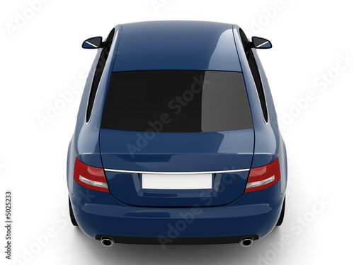 Blue Business-Class Car
