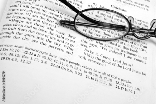 Glasses on Book