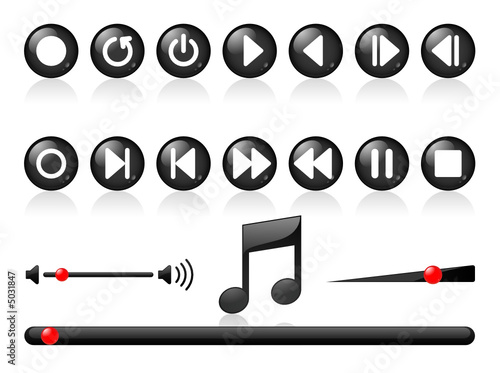 Icones de lecture vectoriels, facilement modifiables