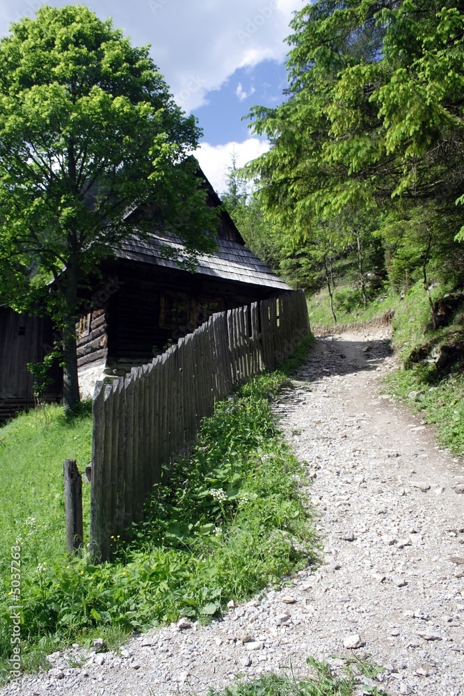 Old watermill in valley Old watermill in valley