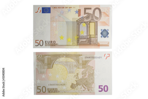 Behang billet de cinquante euros