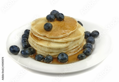 Pancakes and Blueberries