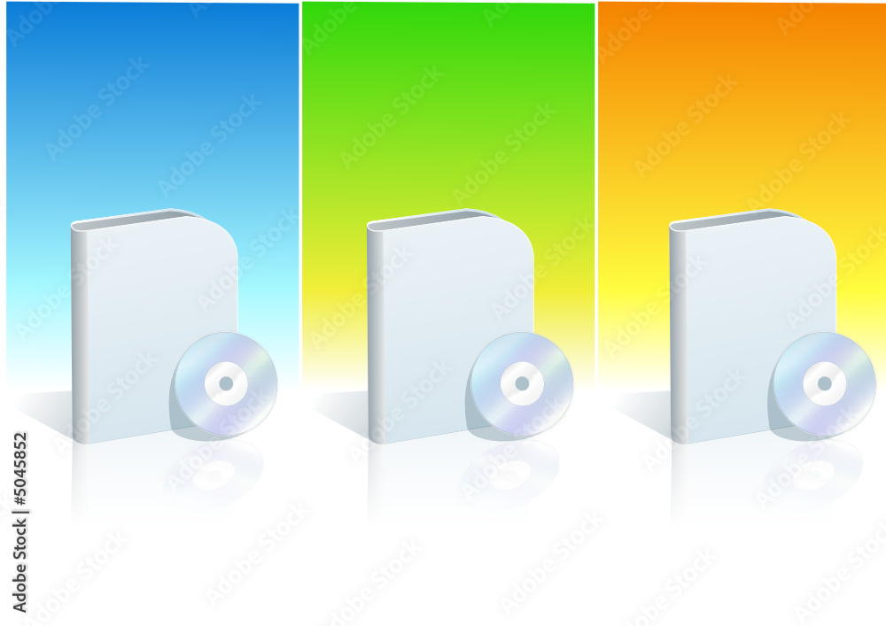 Boites de logiciels (style moderne)