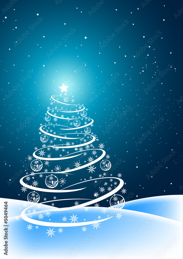 Christmas Tree Scene Christmas Tree Scene