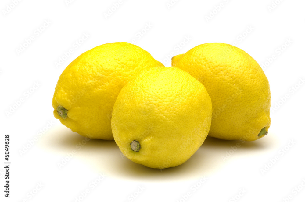 fresh lemon on white background fresh lemon on white background