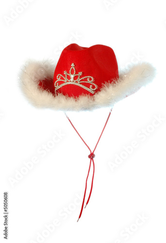 Cowboy christmas hat.