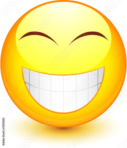 Smiley vectoriel, facilement modifiable !