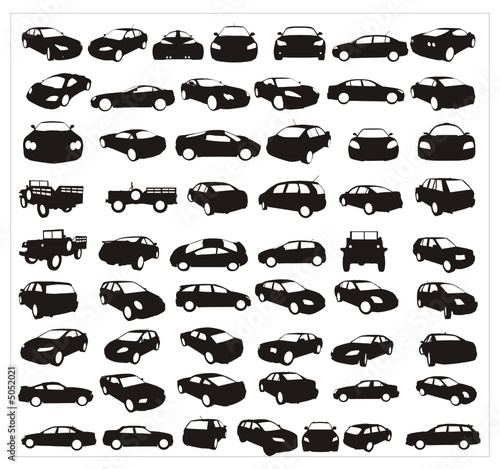 carros en vector