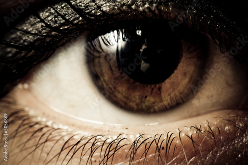 Sharp macro of an eye
