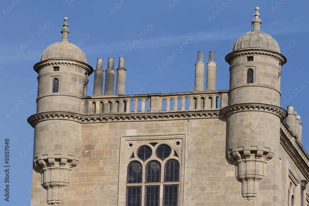 Fototapeta premium turrets on an old building