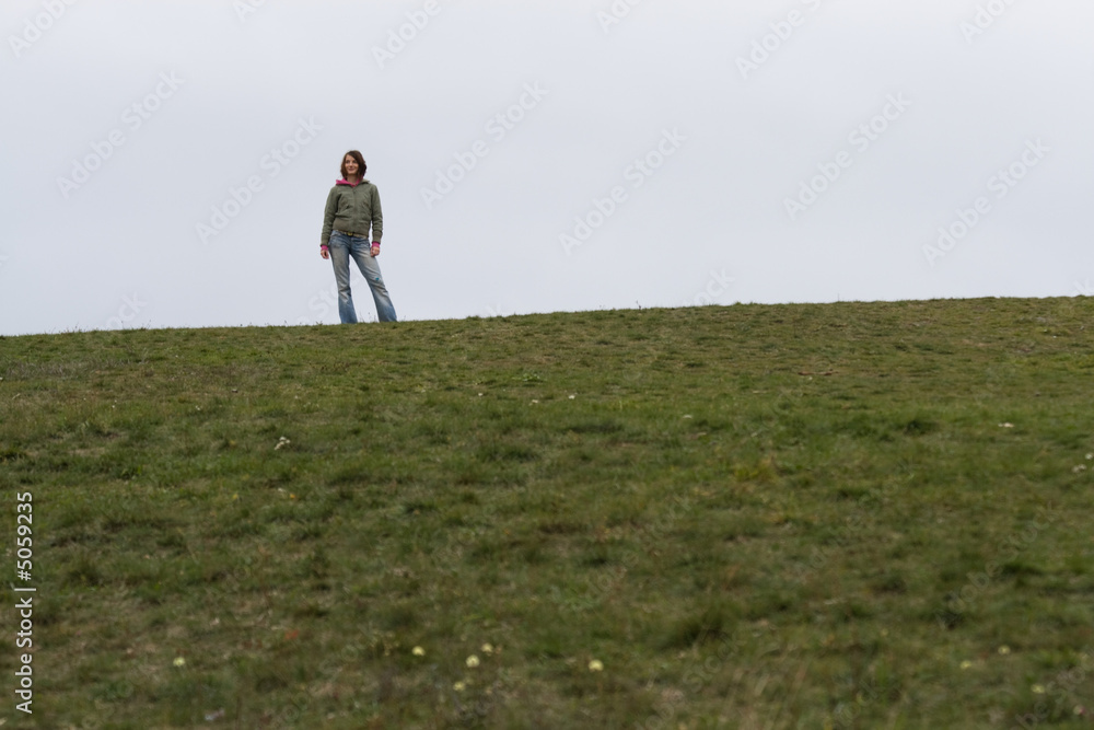 Fototapeta premium woman in nature