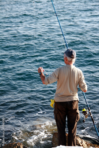 pêche en bord de mer