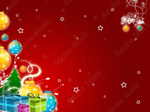 auguri natale doni rosso