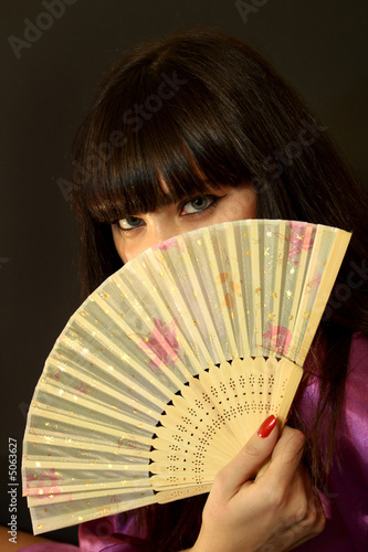 Beautiful geisha girl