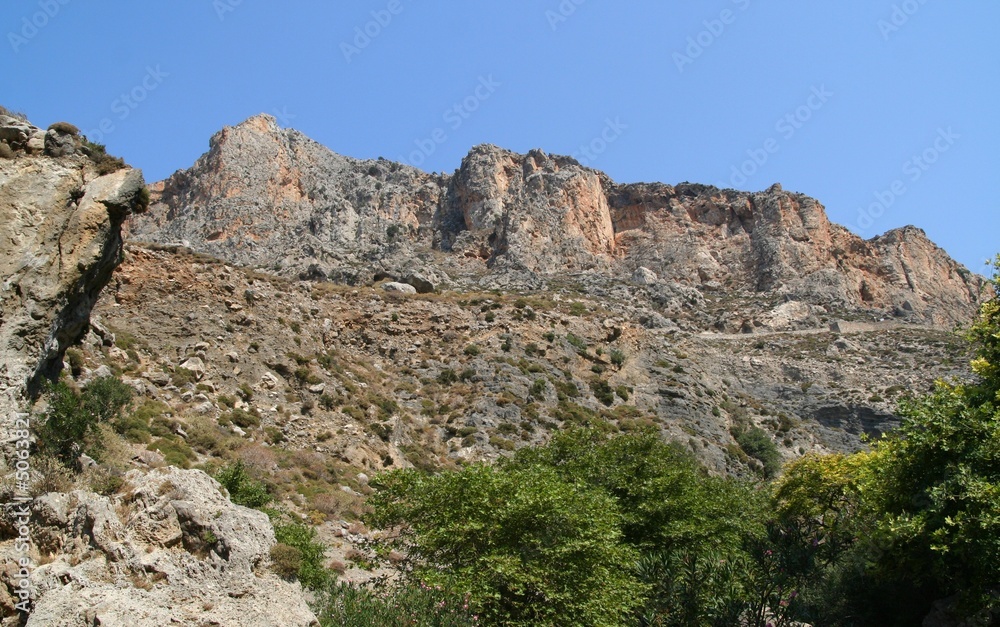 Canyon en Crète