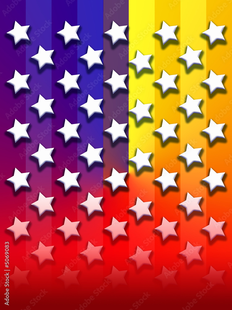 Primary Rainbow stars & stripes Primary Rainbow stars & stripes