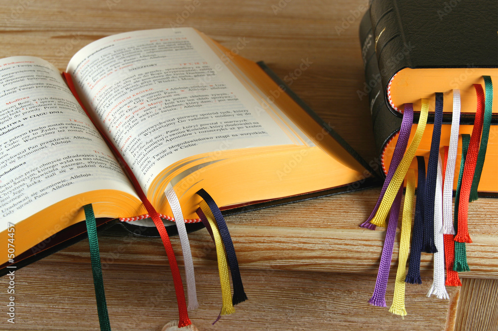 Naklejka premium Religious book