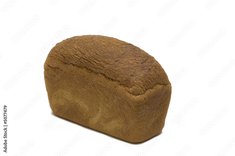 bread on white background bread on white background