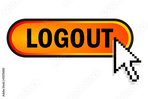 logout-button mauszeiger  