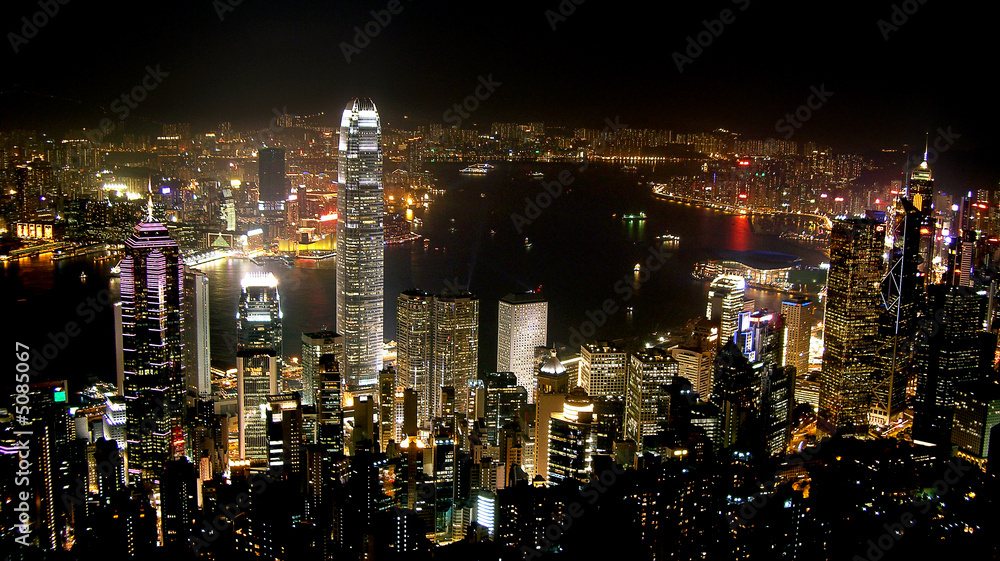 Hong Kong - Skyline at night