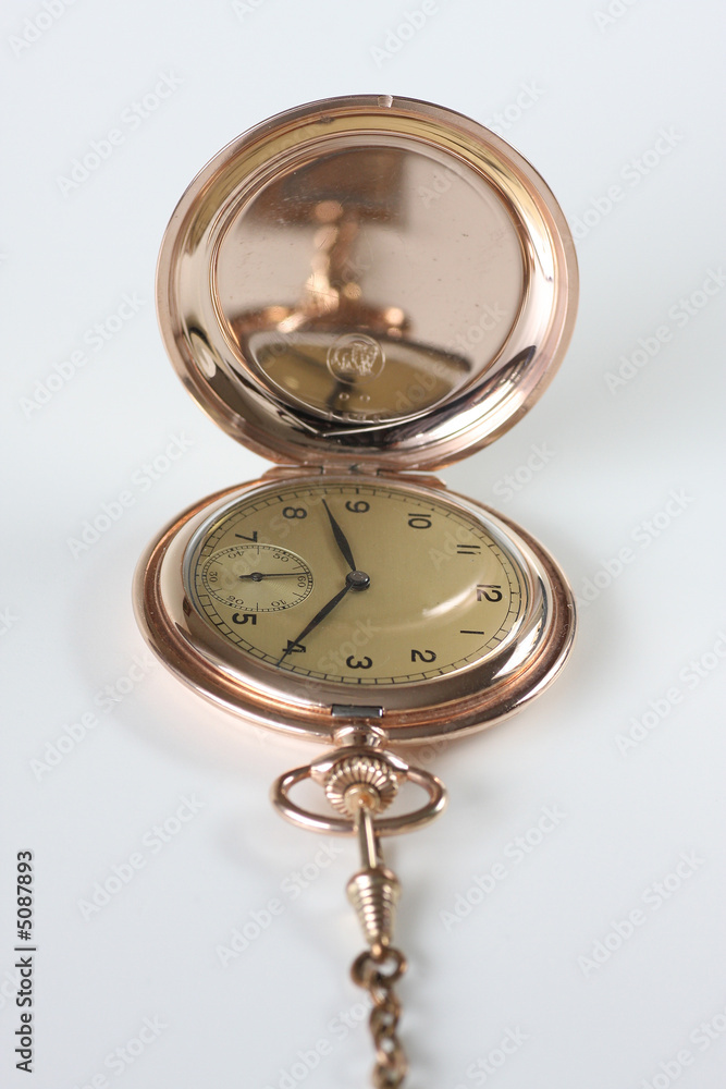 goldene Taschenuhr goldene Taschenuhr