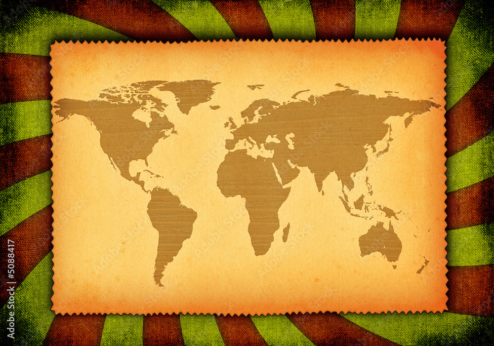 Fototapeta premium old world map