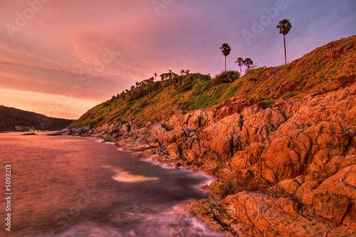 Sunset at Prom Thep Cape