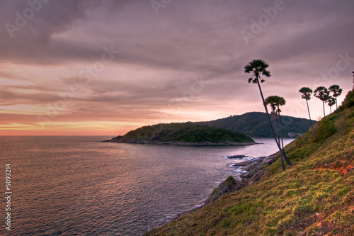 Sunset at Prom Thep Cape