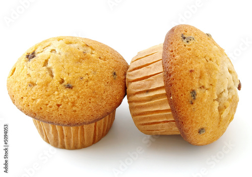muffins with chocolate filling