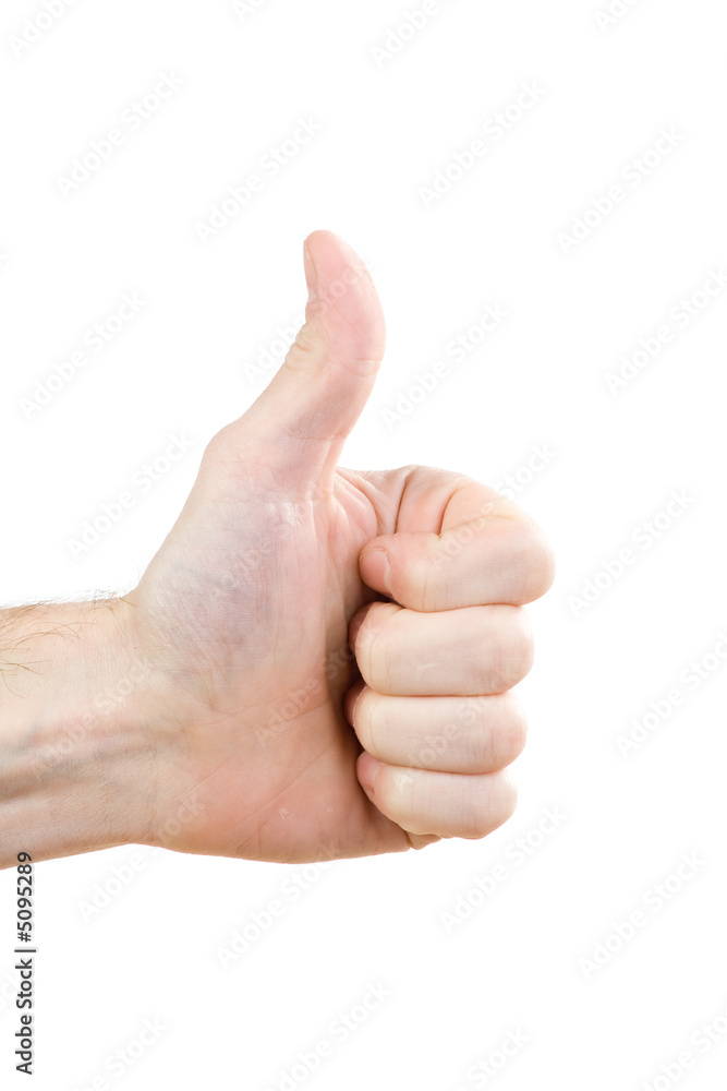 Tumbs up sign Tumbs up sign