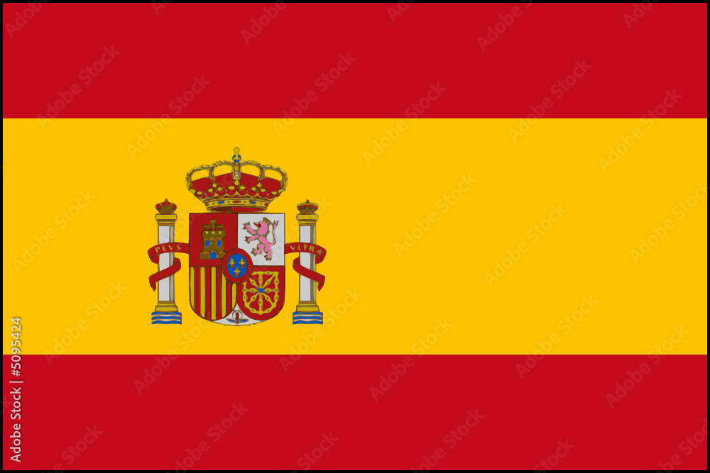 Obraz premium Drapeau de l'Espagne