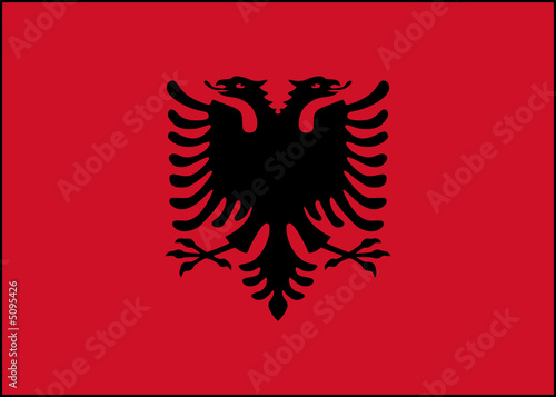 Drapeau de l'Albanie