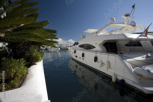 Yacht at the quayside