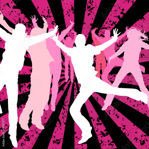 jumping people