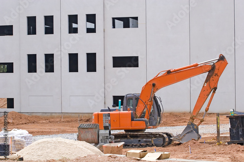 Orange Loader and Sand