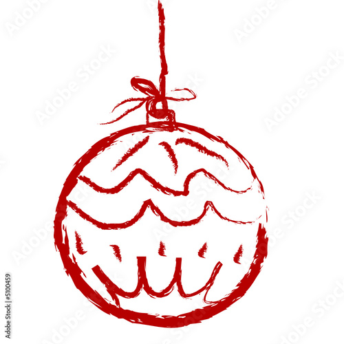 Esquisse Boule de Noël