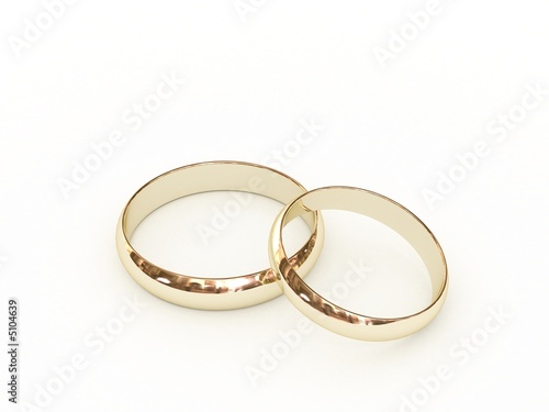Gold wedding rings