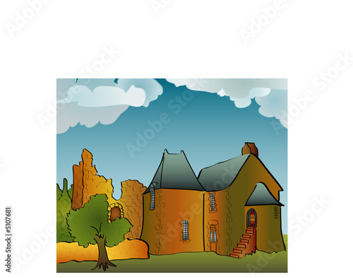 a0055 - Château médiéval