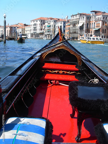 Riding on the grand canal photo